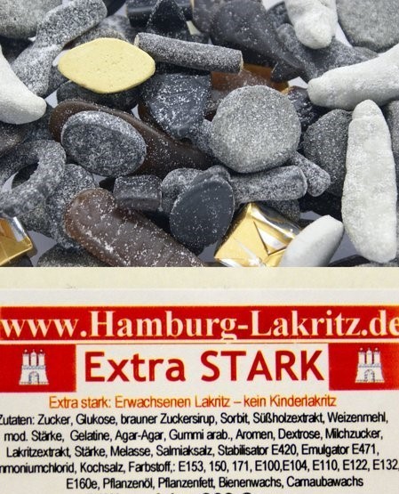 Hamburg-Lakritz Extra Stark