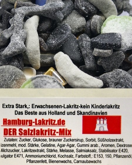 Hamburg-Lakritz großer Salz-Lakritz-Mix-International