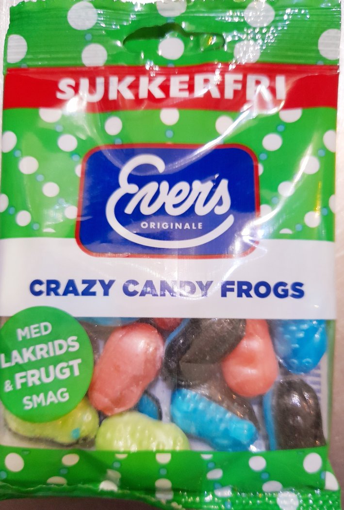 Crazy Candy Frogs SUKKERFRI